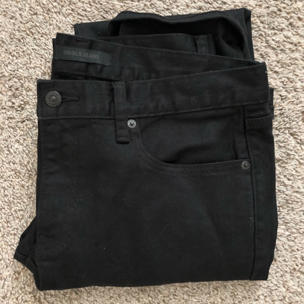 Men’s Uniqlo Black Skinny Jeans